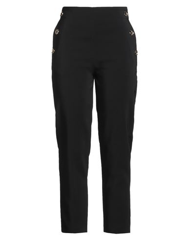 Relish Woman Pants Black Size 6 Polyester, Elastane