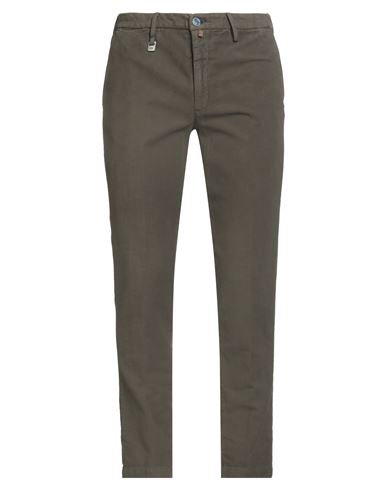 Barbati Man Pants Khaki Size 36 Cotton, Elastane In Gray