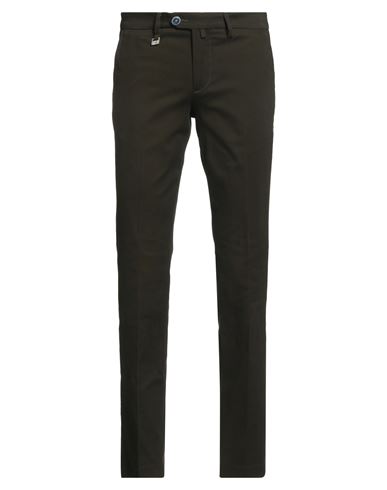 Barbati Man Pants Dark Green Size 28 Cotton, Elastane In Black