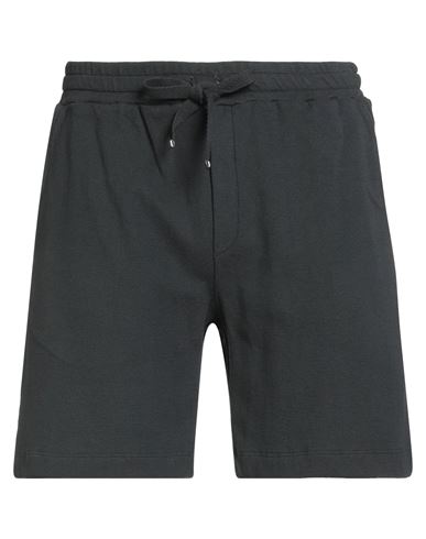 Wool & Co Man Shorts & Bermuda Shorts Black Size Xl Cotton In Black