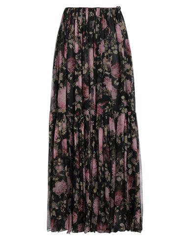 Chloé Woman Maxi Skirt Black Size 8 Silk