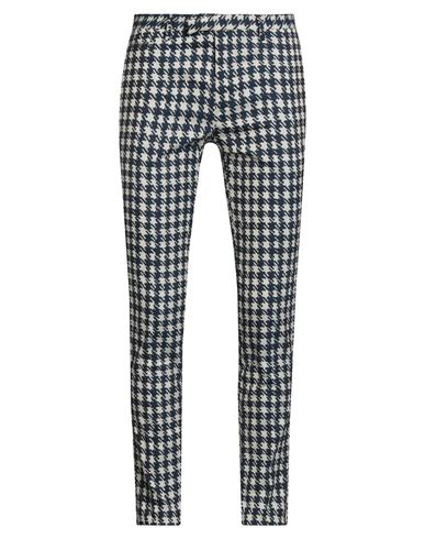 Brian Dales Man Pants Navy Size 34 Cotton, Polyamide, Elastane In Blue