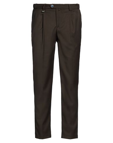 Barbati Man Pants Military Green Size 28 Polyester, Viscose, Elastane In Brown