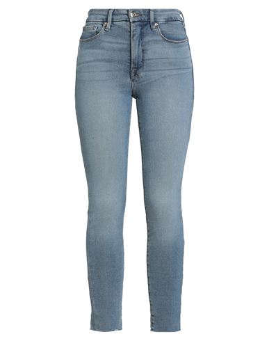 Good American Woman Jeans Blue Size 32 Organic Cotton, Elasterell-p, Elastane