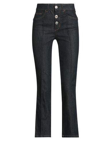 Liu •jo Woman Jeans Blue Size 24 Cotton, Polyester, Elastane In Black