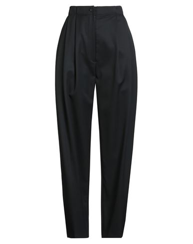 Toos Franken Woman Pants Midnight Blue Size 8 Viscose In Black
