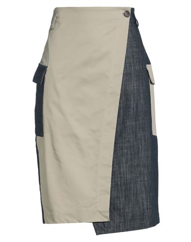 Haveone Woman Denim Skirt Blue Size M Cotton, Synthetic Fibers In Multi