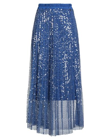 Dixie Woman Maxi Skirt Bright Blue Size S Polyester