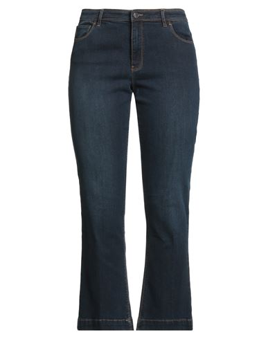 Diana Gallesi Woman Jeans Blue Size 14 Cotton, Polyester, Elastane