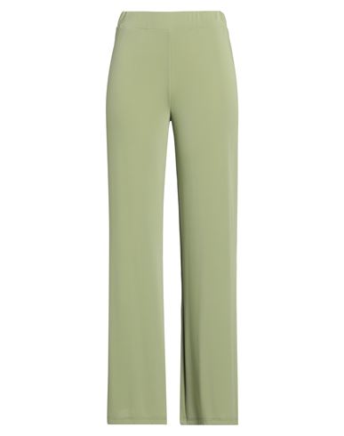 Cento X Cento Woman Pants Sage Green Size M Polyester, Elastane In Green