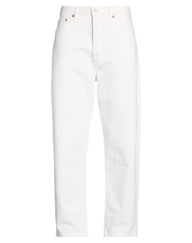 Agolde Man Jeans White Size 33 Recycled Cotton In White