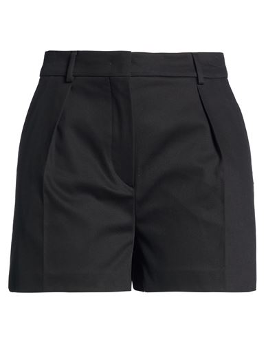 Sportmax Woman Shorts & Bermuda Shorts Black Size 14 Cotton, Elastane