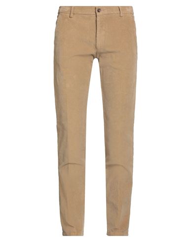 Berwich Man Pants Camel Size 40 Cotton, Rayon, Elastane In Brown