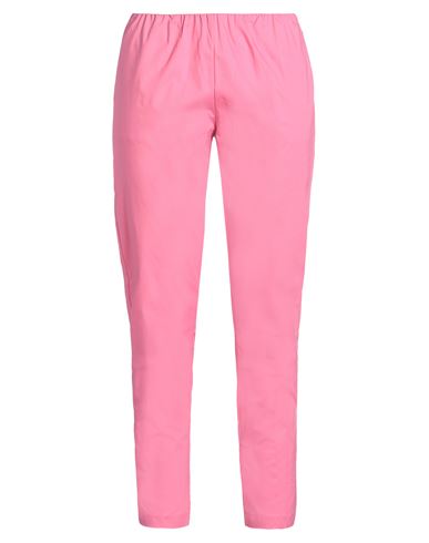 Ermanno Firenze Woman Pants Pink Size 8 Cotton, Elastane