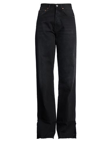 Vetements Woman Jeans Black Size Xl Cotton