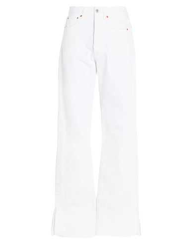 Vetements Woman Jeans White Size L Cotton