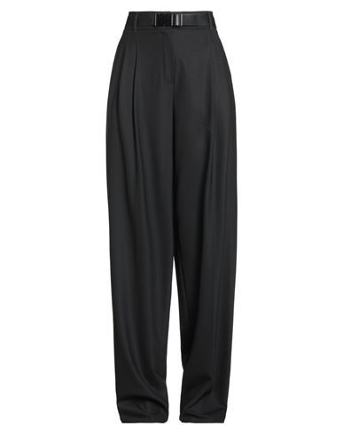 Max Mara Studio Woman Pants Black Size 6 Virgin Wool, Elastane In Black