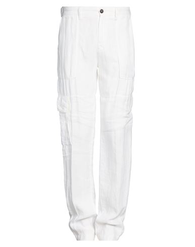 Eleventy Man Pants White Size 31 Linen