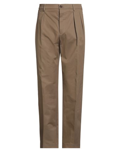 Berwich Hype Man Pants Military Green Size Xl Cotton, Elastane In Brown