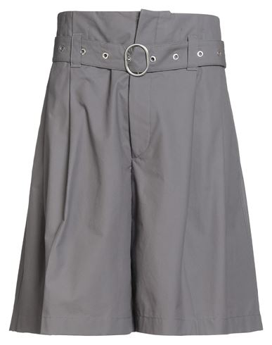 Jil Sander Man Shorts & Bermuda Shorts Grey Size 34 Cotton In Gray