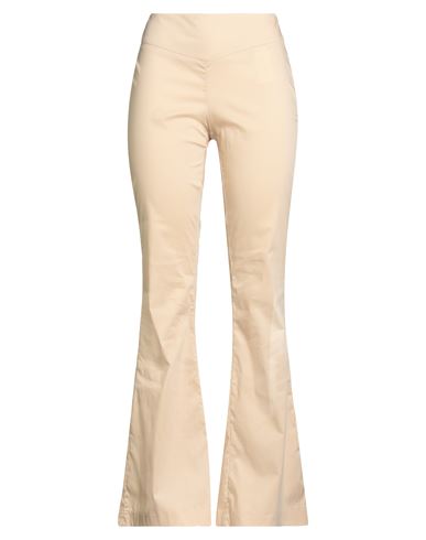 Jijil Woman Pants Beige Size 8 Cotton, Polyamide, Elastane In Neutral