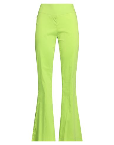 Jijil Woman Pants Light Green Size 8 Cotton, Polyamide, Elastane