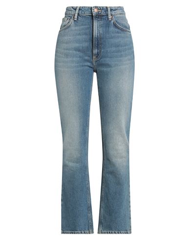 Nudie Jeans Co Woman Jeans Blue Size 27w-30l Cotton, Elastane