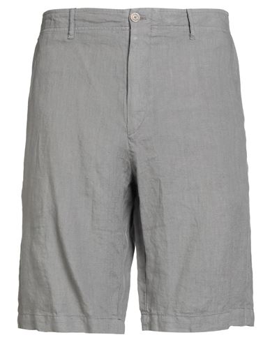 Fedeli Man Shorts & Bermuda Shorts Grey Size Xxl Linen In Gray
