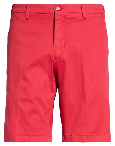 Fedeli Man Shorts & Bermuda Shorts Red Size 40 Cotton, Elastane