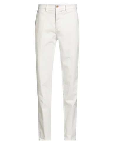 Harmont & Blaine Man Pants White Size 32 Cotton, Elastane