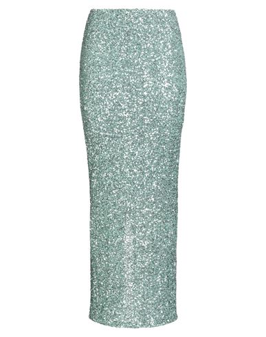 Soallure Woman Maxi Skirt Turquoise Size 8 Polyester, Eco Polyester In Blue