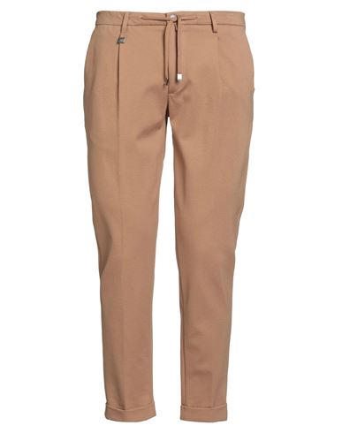 Barbati Man Pants Camel Size 36 Viscose, Polyamide, Elastane In Multi