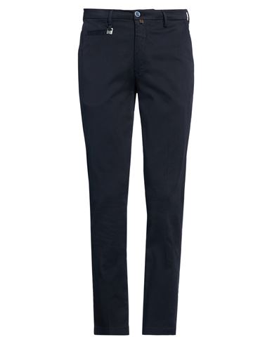 Barbati Man Pants Midnight Blue Size 40 Cotton, Elastane