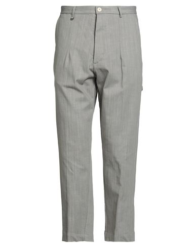 Gaelle Paris Gaëlle Paris Homme Man Pants Sage Green Size 36 Cotton, Polyester, Elastane In Gray