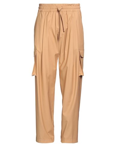 Hinnominate Man Pants Camel Size Xl Polyester, Viscose, Elastane In Brown