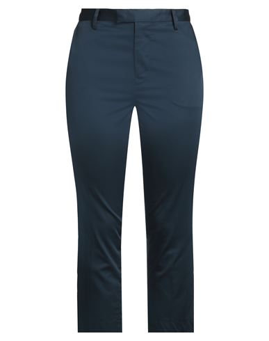 Lis Lareida Woman Pants Navy Size 14 Cotton, Elastane In Blue