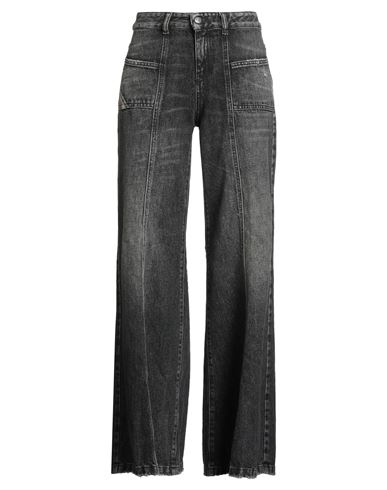 Diesel Woman Jeans Black Size 30w-30l Cotton, Hemp