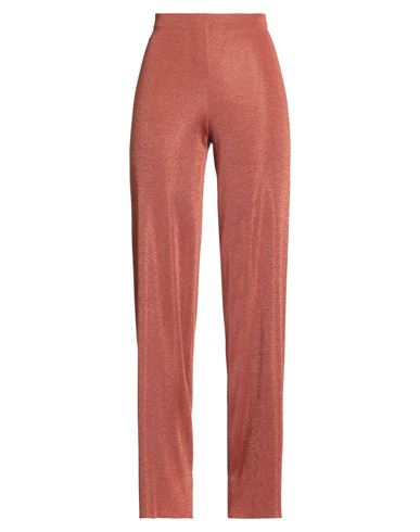 Roberto Collina Woman Pants Brown Size S Viscose, Polyester In Pink