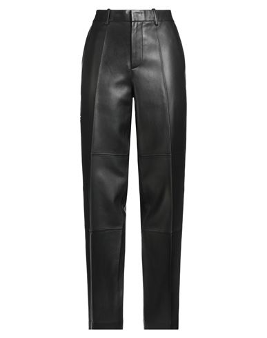 Helmut Lang Woman Pants Black Size 8 Lambskin