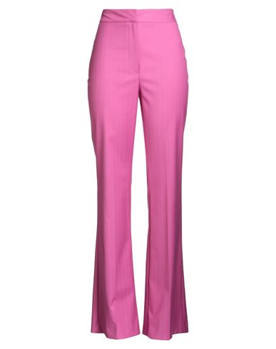 Silence Limited Woman Pants Fuchsia Size M Pes, Rayon, Elastane In Pink