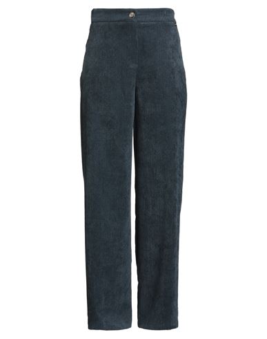 Bsb Woman Pants Navy Size Xs Polyester, Polyamide, Elastane In Blue