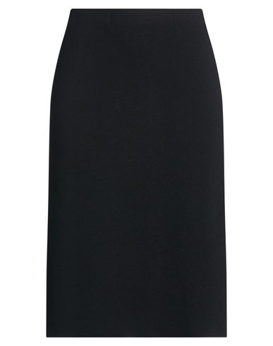 Luisa Spagnoli Woman Midi Skirt Black Size Xl Wool, Polyester