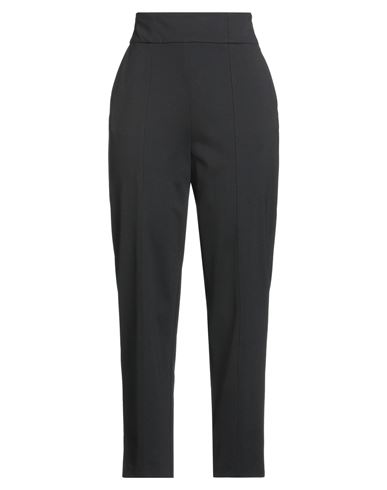 Manila Grace Woman Pants Black Size 4 Viscose, Polyamide, Elastane