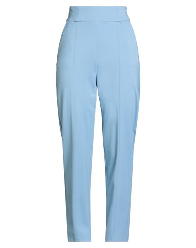 Manila Grace Woman Pants Sky Blue Size 4 Viscose, Polyamide, Elastane