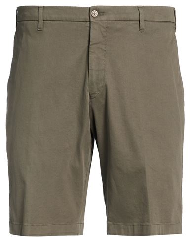 Fedeli Man Shorts & Bermuda Shorts Military Green Size 42 Cotton, Elastane In Neutral