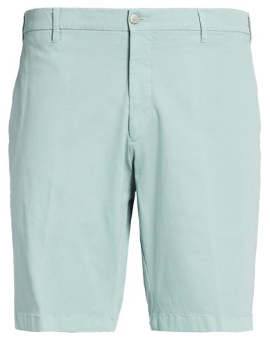 Fedeli Man Shorts & Bermuda Shorts Light Green Size 42 Cotton, Elastane In Gray