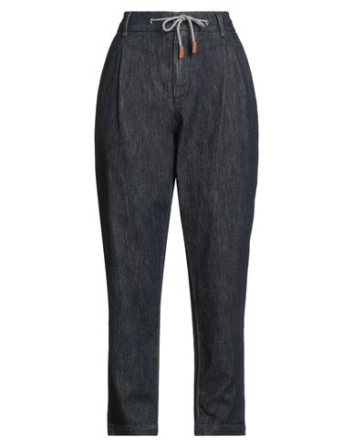 Eleventy Woman Jeans Blue Size 2 Cotton, Cashmere, Elastane