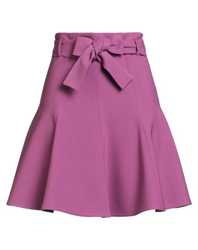 Compagnia Italiana Woman Mini Skirt Mauve Size 6 Polyester, Elastane In Purple