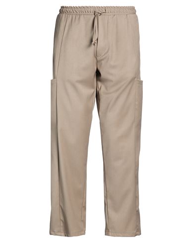 Imperial Man Pants Khaki Size M Polyester, Viscose, Elastane In Nude