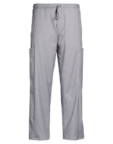 Imperial Man Pants Grey Size Xl Polyester, Viscose, Elastane In Gray